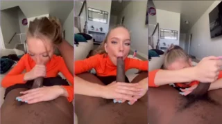 Snomarie69 sucking a big cock